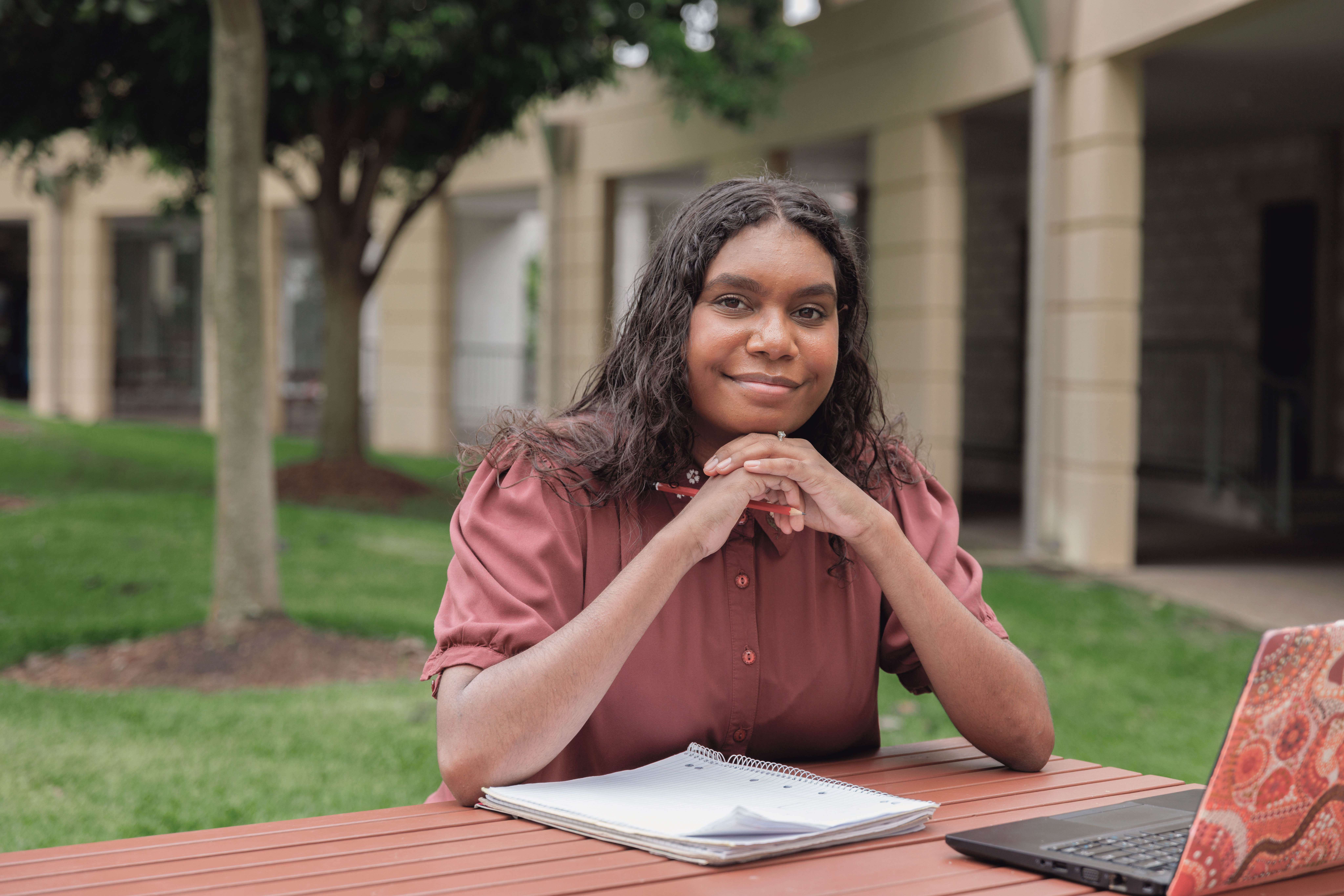 Female Aboriginal Australian Student