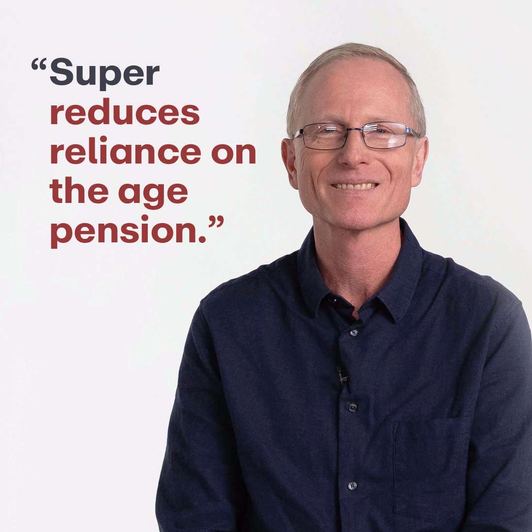 Super reduces reliance on the age pension